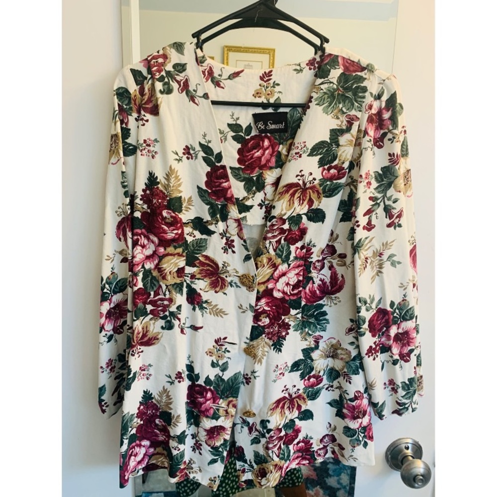 Be Smart Flowered Jacket